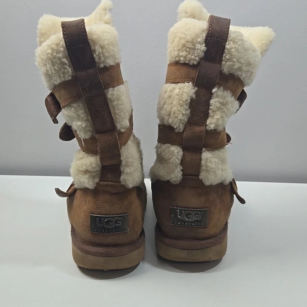 UGG Australia Chestnut Boots with Outer Straps